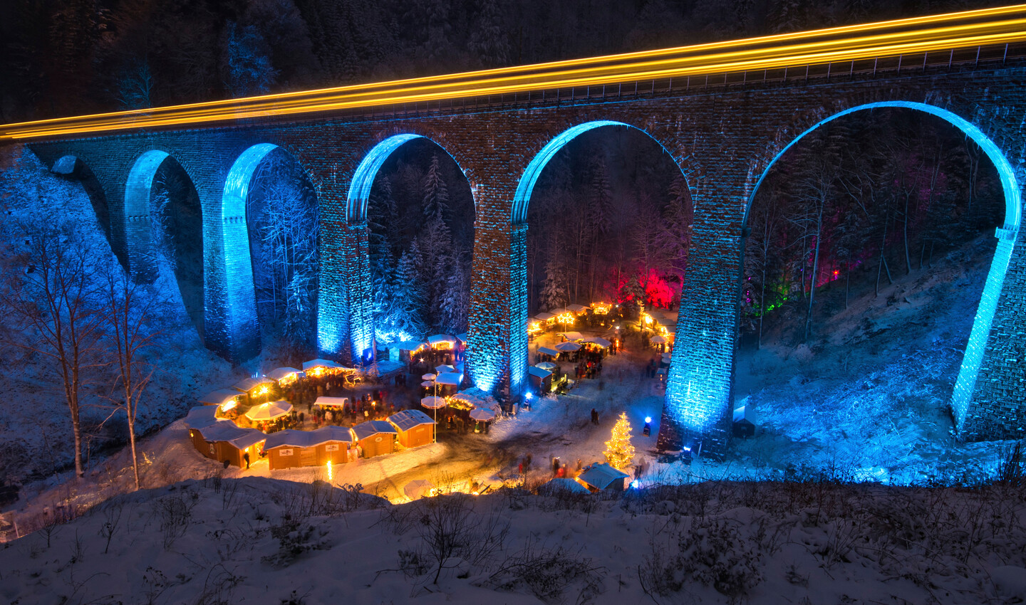 Weihnachtsmarkt in der Ravennaschlucht