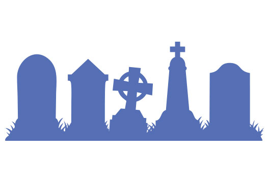 Grafische Darstellung Gräber(Friedhof)