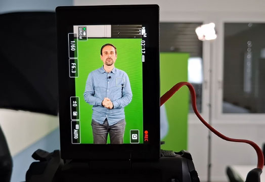 Kreisarchivar Jan Prößdorf als erster KI-Avatar in der Verwaltung des Landkreises Darmstadt-Dieburg