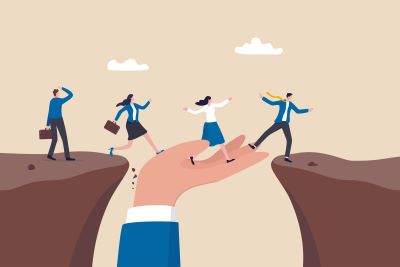 Symbolbild Team Unterstützung