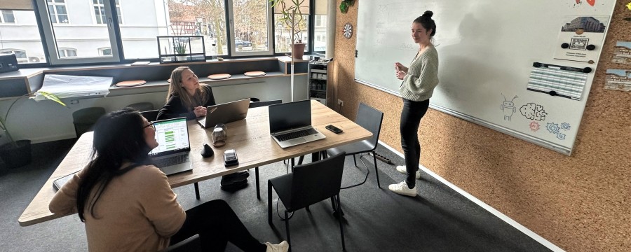 In der Verwaltung von Bad Nauheim sind die Möbel nicht gekauft, sondern geleast.