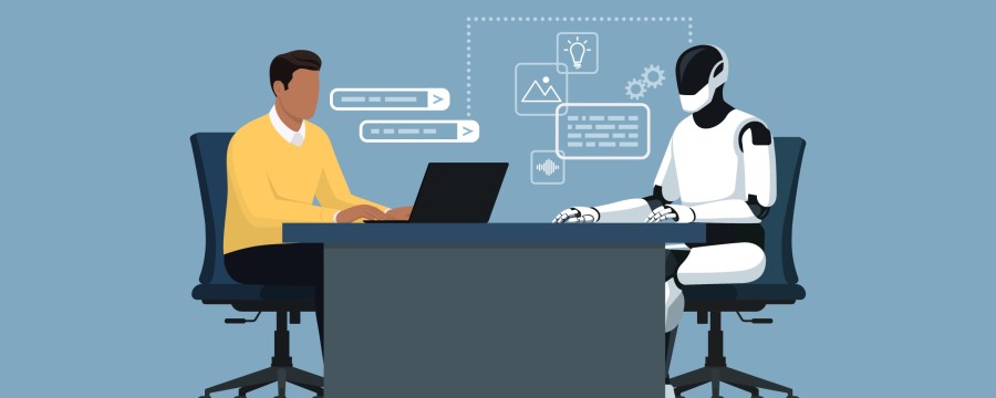 KI in der Kommunalverwaltung - Symbolbild