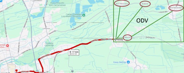 Karte Lippstadt Markierung