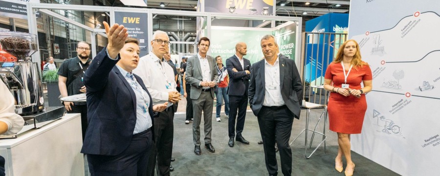Messestand auf der Messe KOMMUNAL 2024