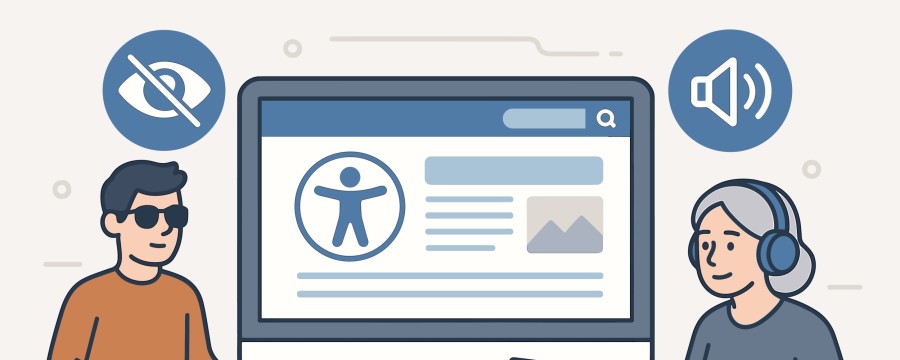 Barrierefreie Homepage