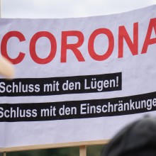Proteste gegen Corona-Regeln