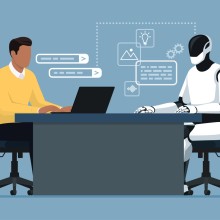 KI in der Kommunalverwaltung - Symbolbild